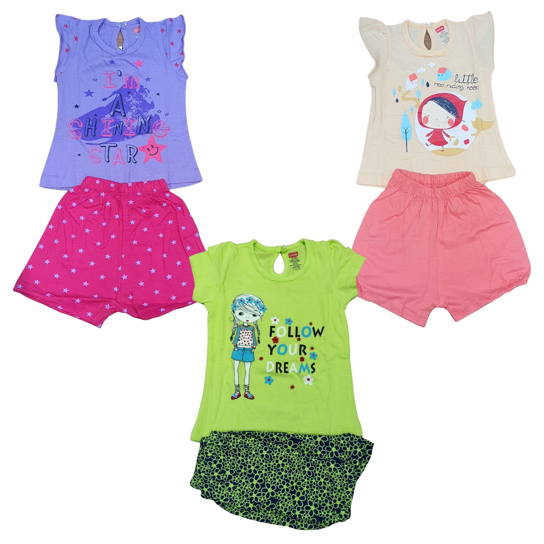 LuvLapGirls Baby and Toddler Top Set