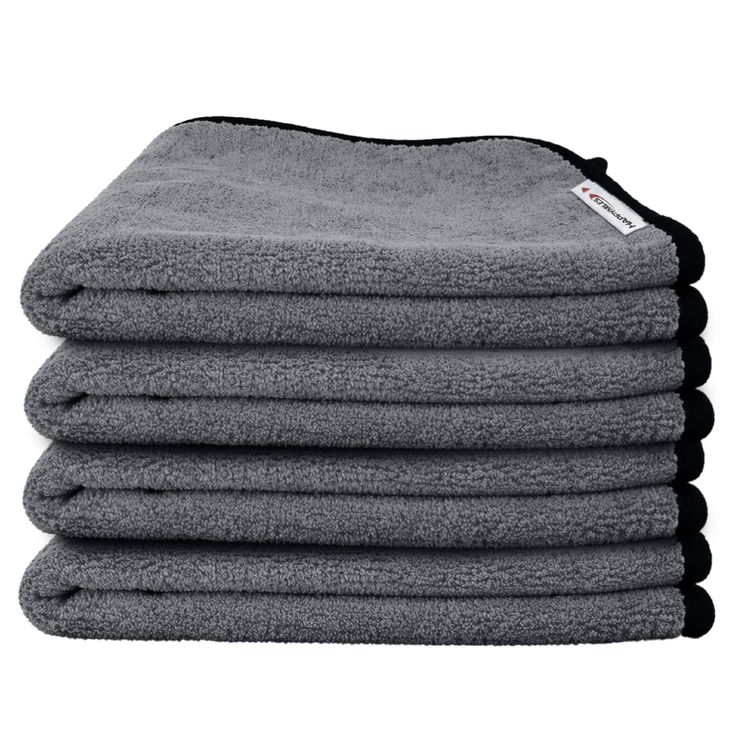 Microfiber Cloth (Pack of 4) - 40x40 cms - 500 GSM | Thick Lint & Streak-Free Multipurpose Cloths - Automotive Microfibre Towels for Car, Bike Cleaning, Washing & Detailing (Grey)-image-35