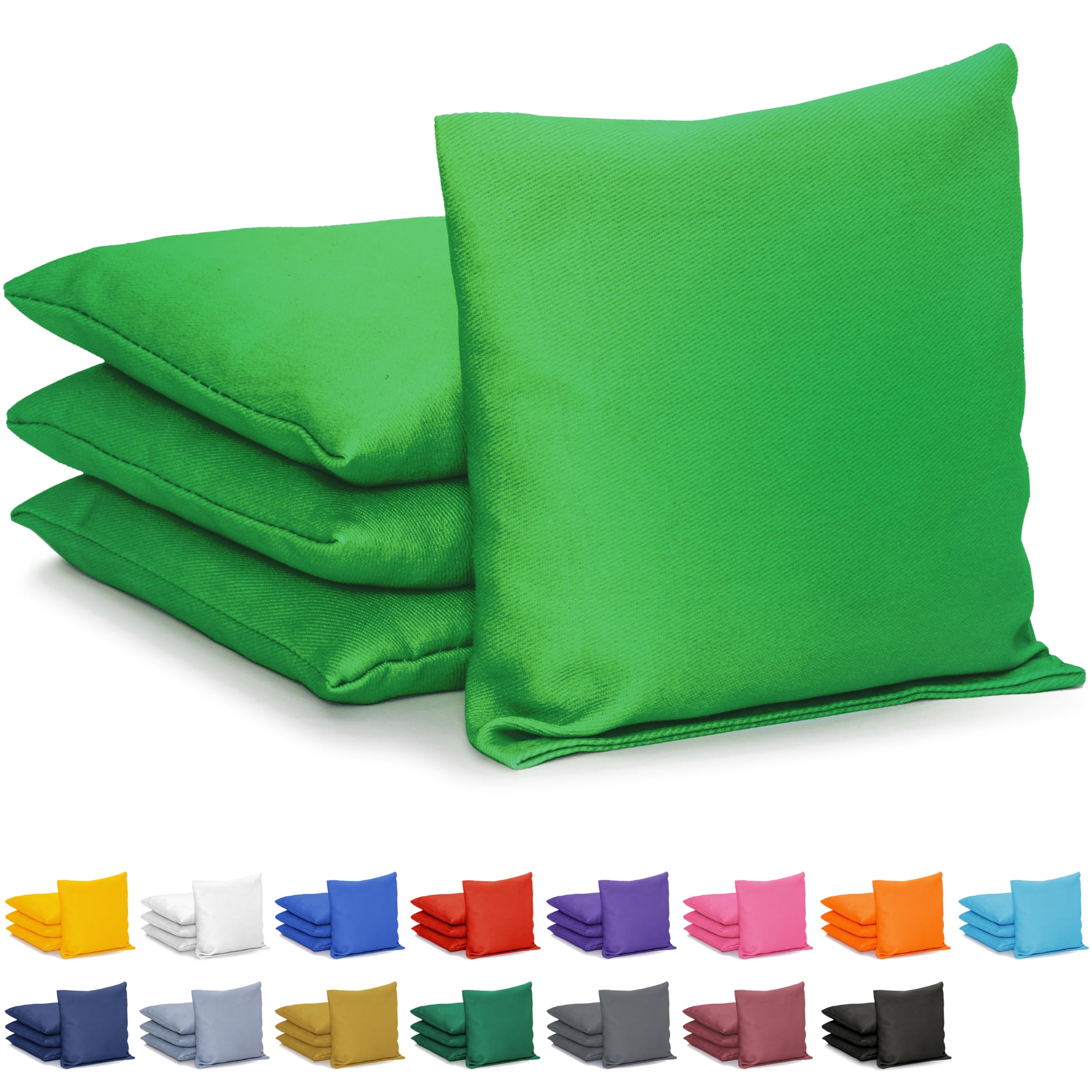 GoSports Classic Cornhole Bean Bags Set of 4-16 Colors Available - Regulation All Weather, Mix and Match