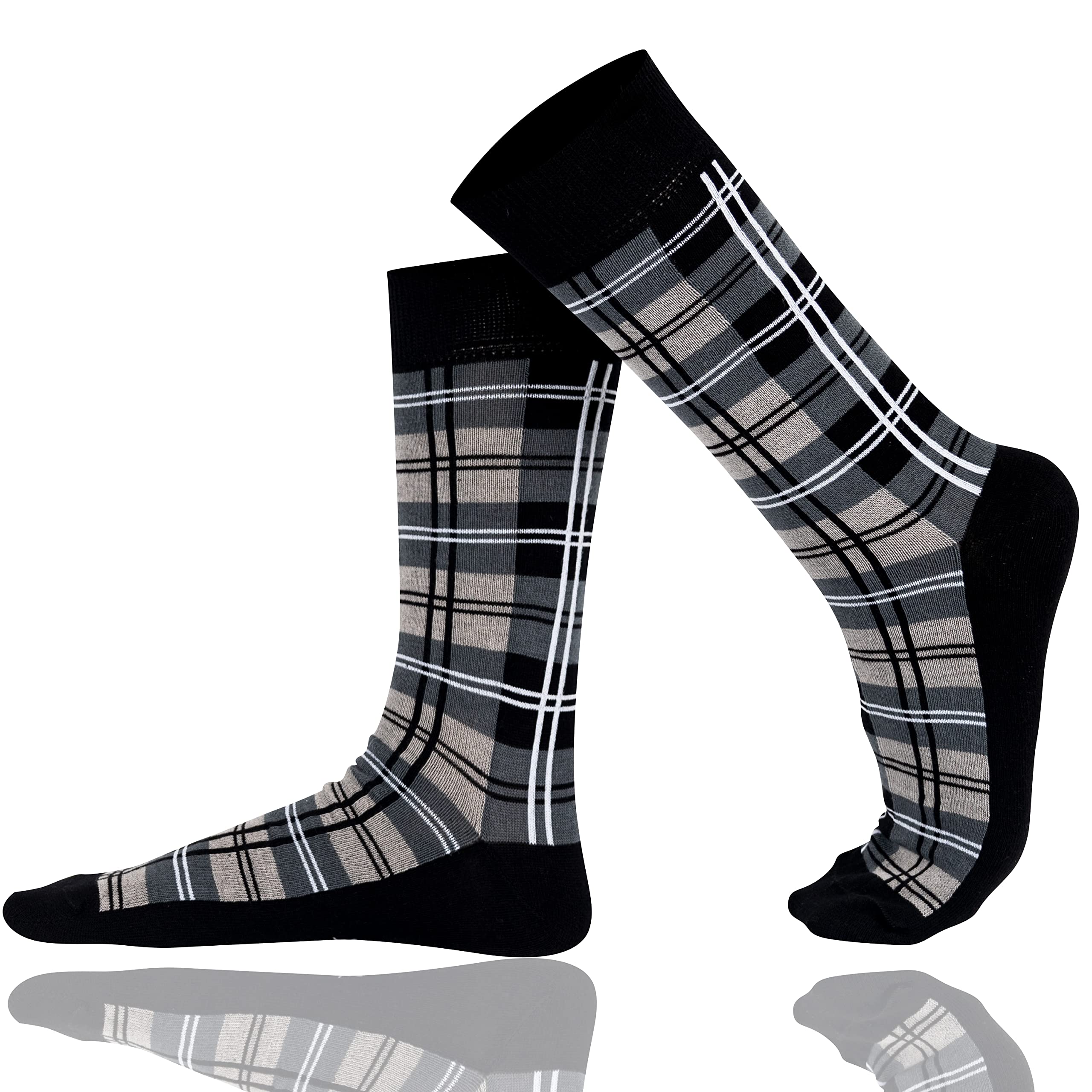 Mysocks 5 paires de chaussettes à la cheville en coton peigné dans une boîte cadeau avec un bout parfait sans couture