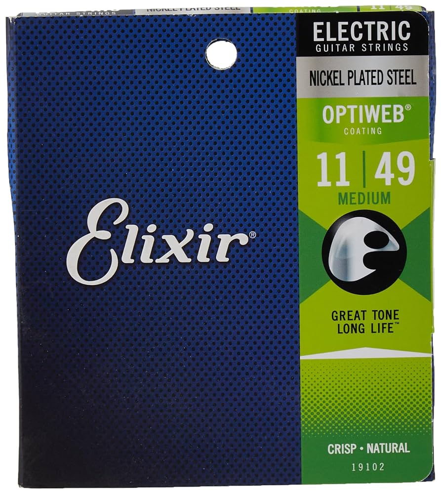 Amazon.co.jp: Elixir エリクサー エレキギター弦 OPTIWEB