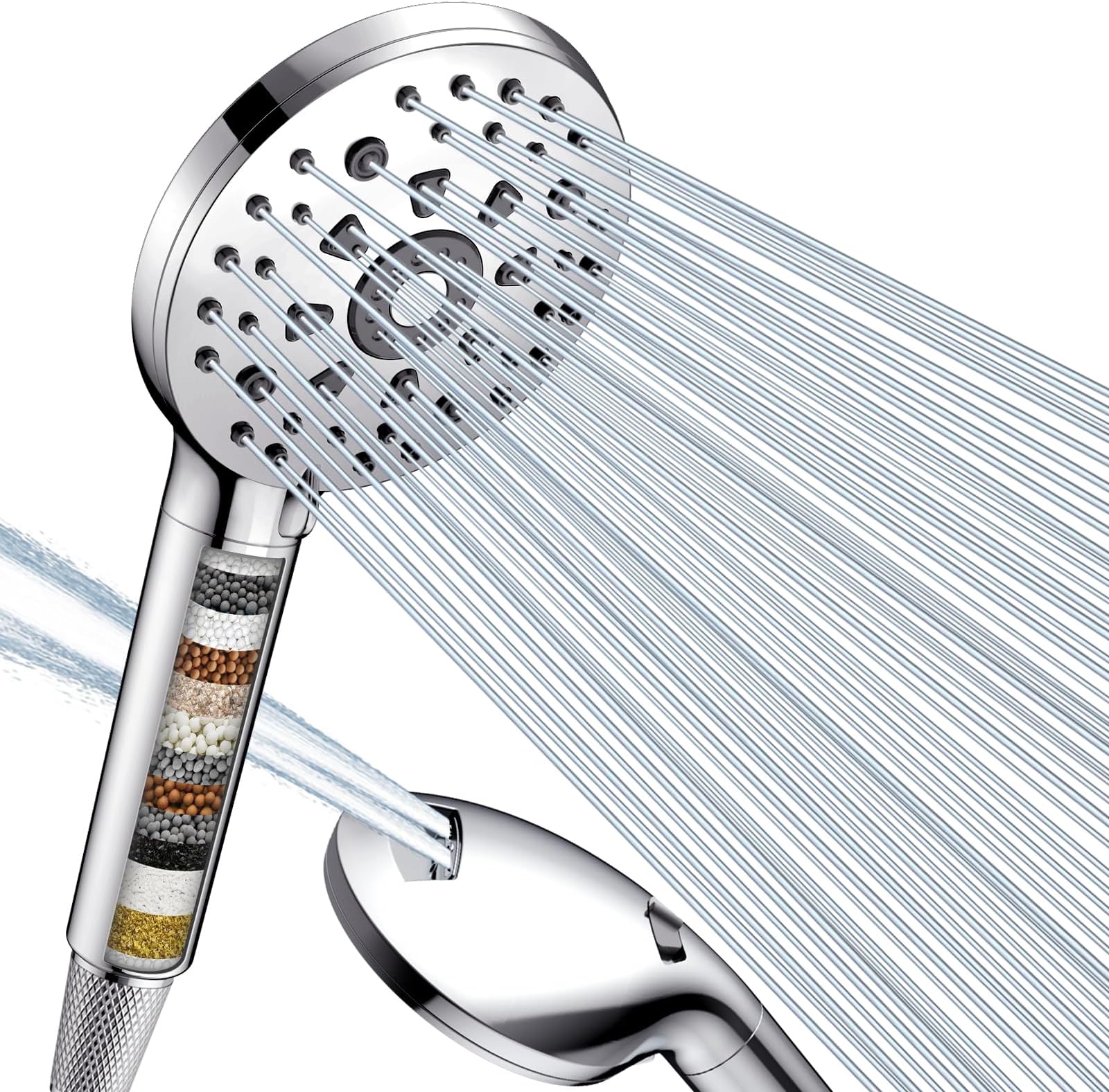 Aqualisa Varispray Shower Head (Cassette only) Chrome Amazon.co.uk