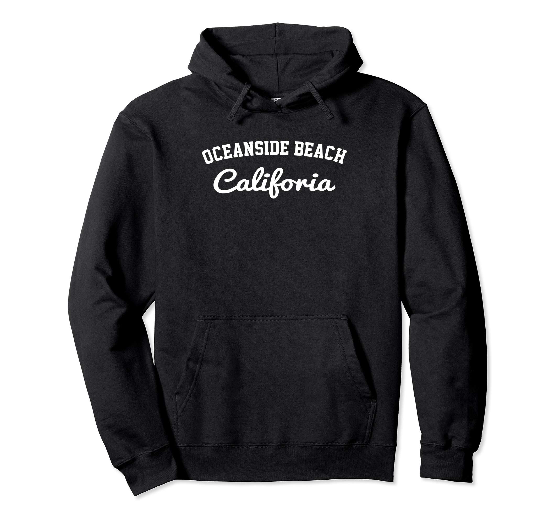 Cute California Oceanside Beach Pullover Hoodie