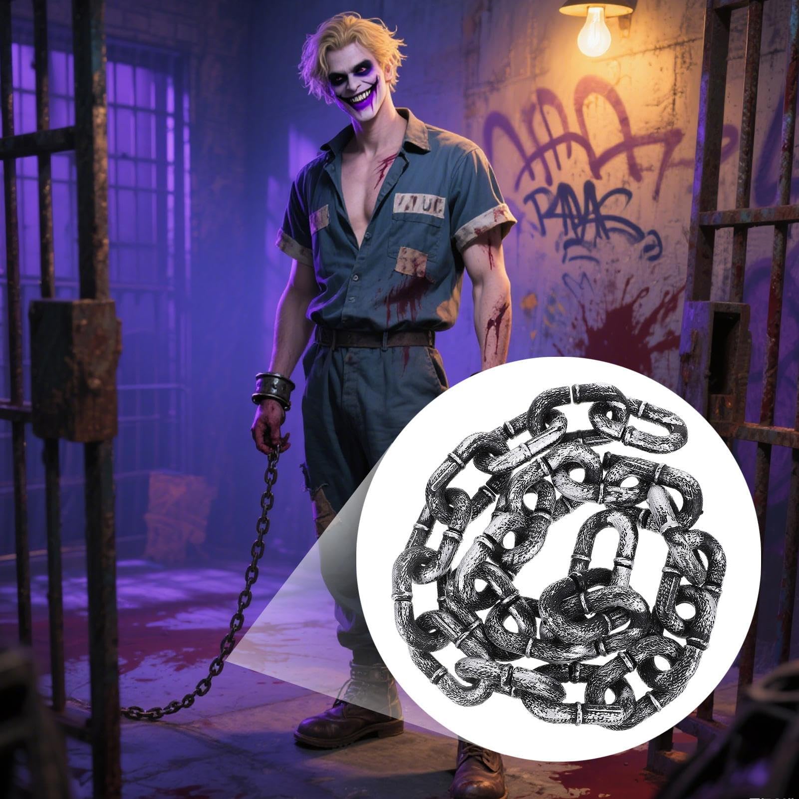 Halloween Kette 1,5 Meter - Fake Ketten Für Gruseldekoration