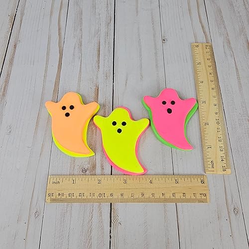 Miniatura 5 de Neon Electric Halloween Set of 3 Fake Cookies for Tiered Tray, Fake Ghost Cookies, Halloween Ghost Fake Cookie, Fake Ghost Cookie, Fake Cookie,