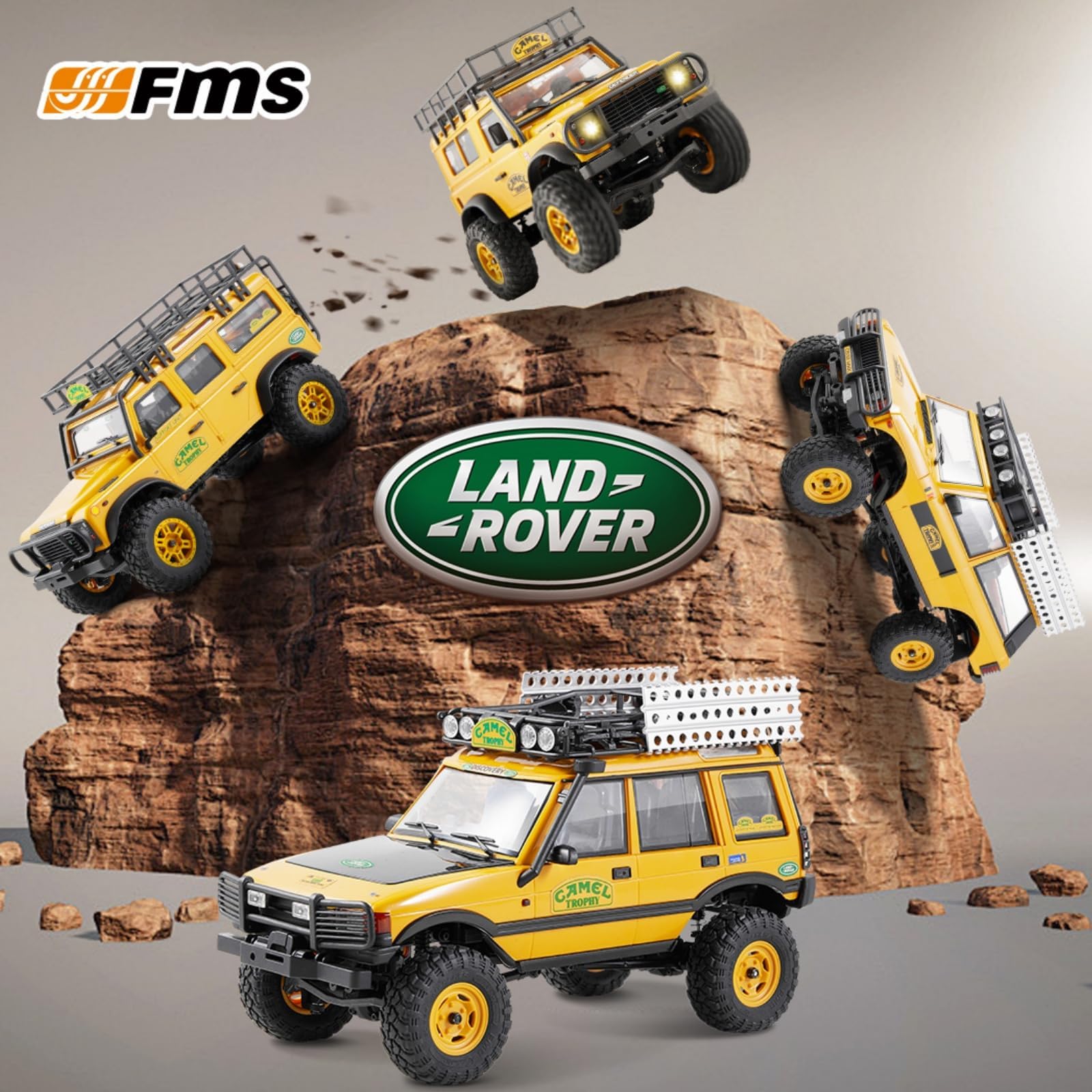 Amazon.co.jp: FMS 1/24 RCクローラー RTR FCX24M ランドローバー