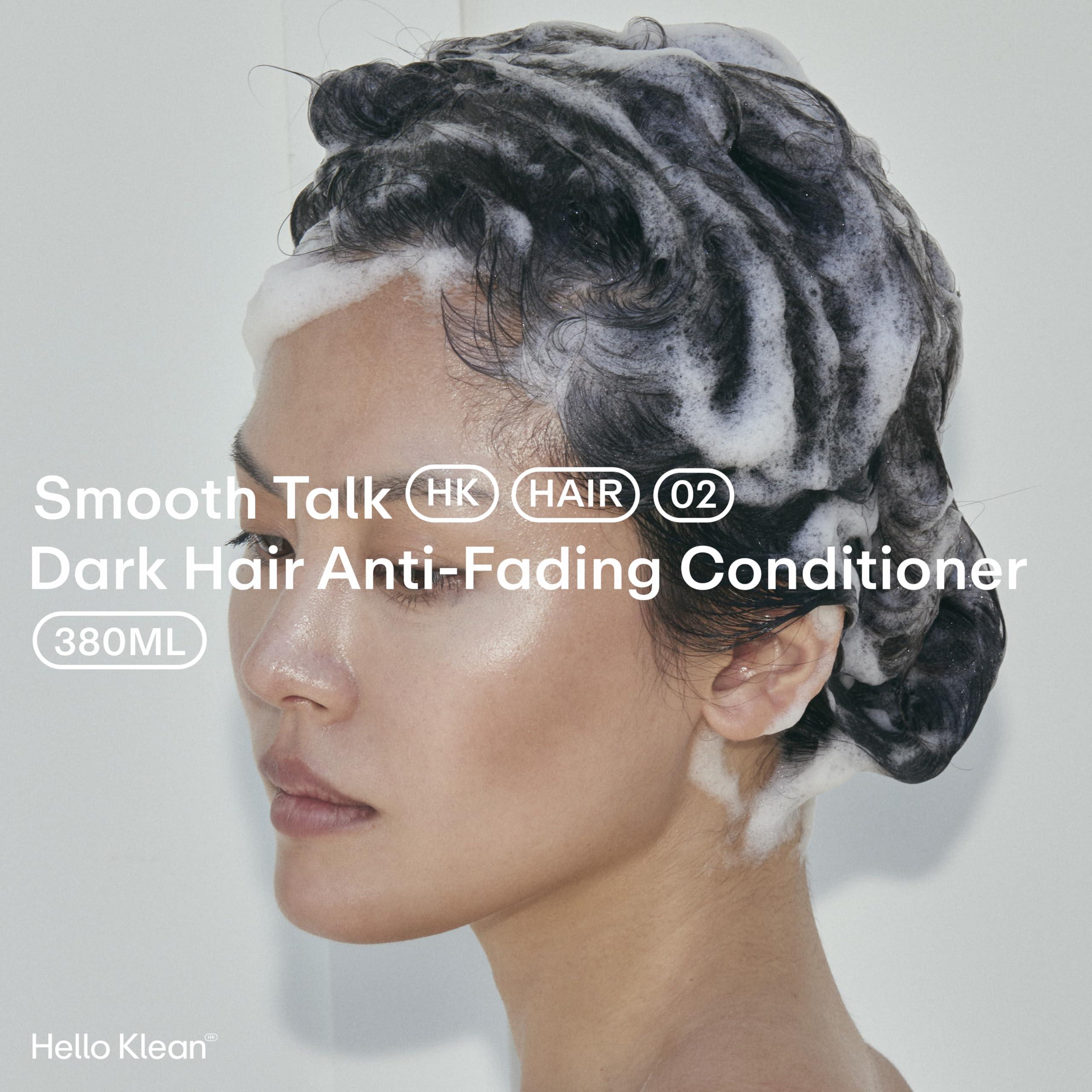 Hello Klean Smooth Talk Dark Hair Anti-Fading Conditioner, Hydrates & Repairs to Reverse Damage Caused by Hard Water - Image 3