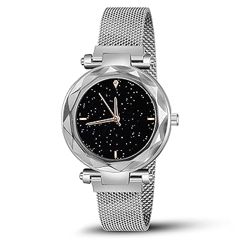 MARCLEX Analogue Black Dial Magnet Watch for Girls Watches for Women Watches Stylish Branded Fashion Design 2022