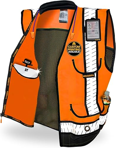 KwikSafety - Charlotte, NC - GODFATHER + GODMOTHER Class 2 Safety Vest CUSHIONED COLLAR + TABLET POCKET ANSI OSHA