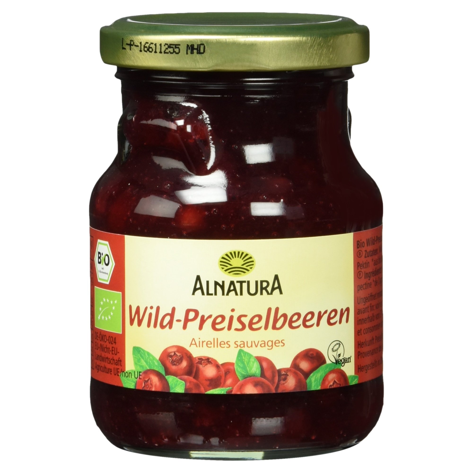 Alnatura Bio Wild Preiselbeeren, 220g