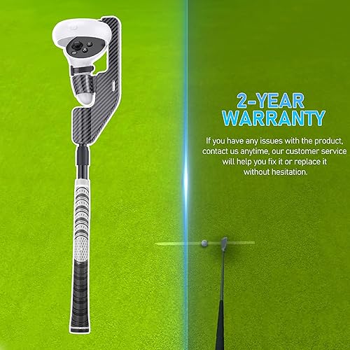 Miniatura 6 de VR Golf Club Handle Accessories Compatible with Meta Oculus Quest 2 Adjustable Virtual Reality Golf Club Attachment Adapter for Family Children
