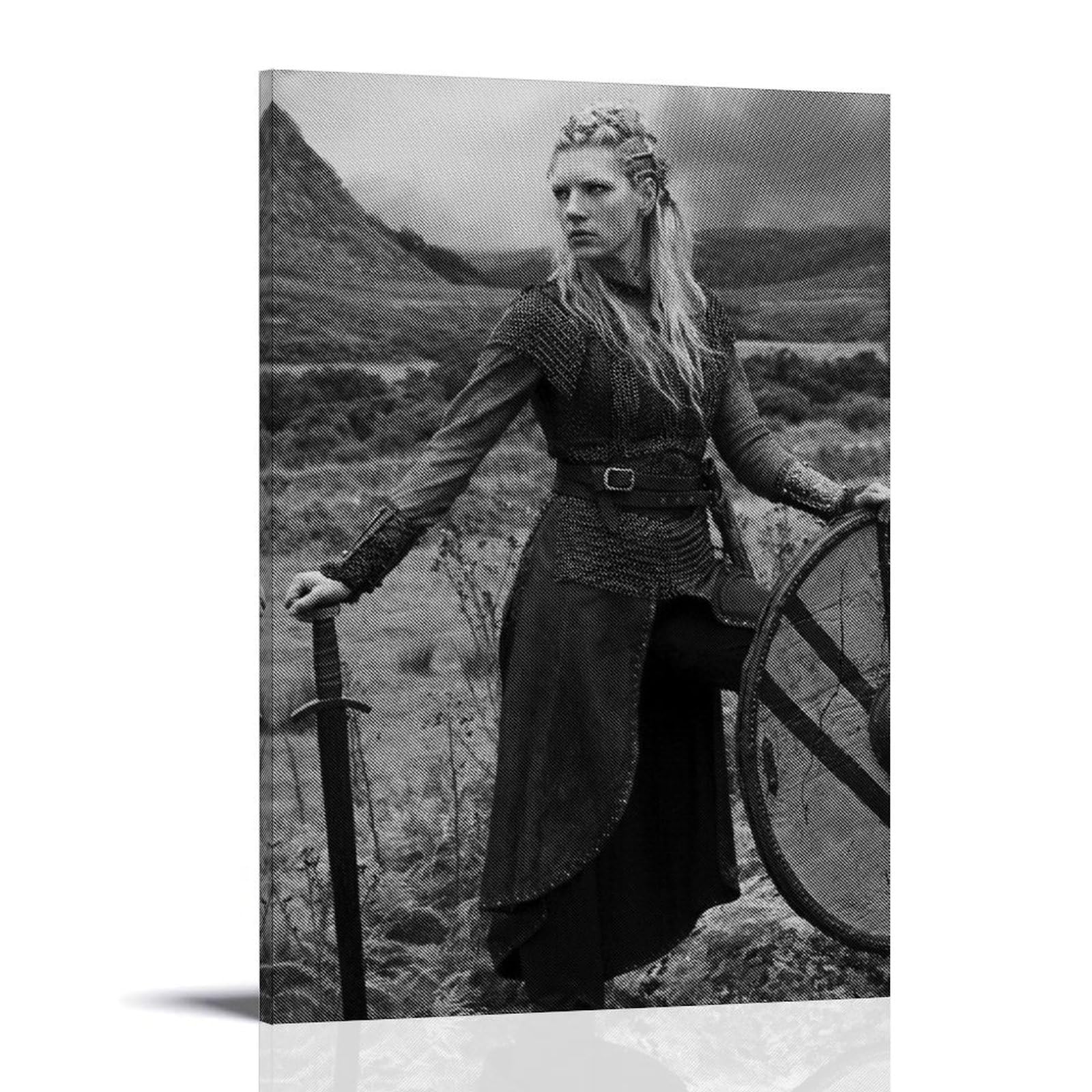 Poster Su Tela Senza Cornice – Stampa Artistica Di Lagertha 60x90 Cm, Idea Regalo Per Decorazione Murale Moderna In Stile Pop E Contemporaneo