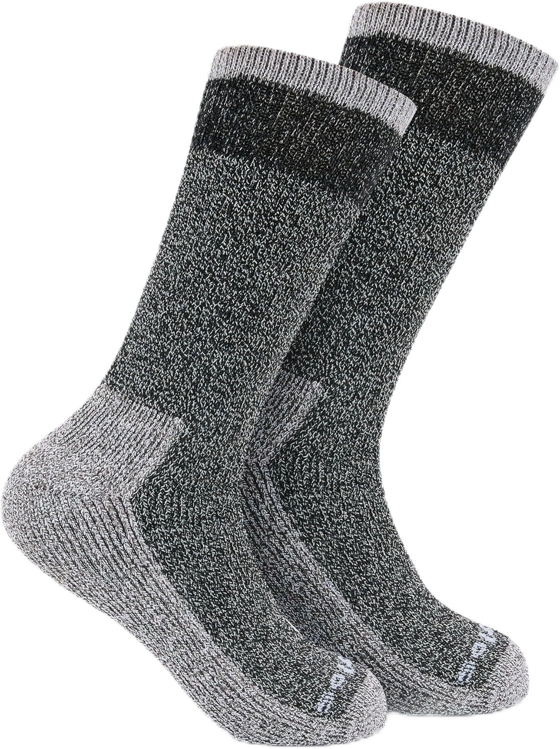 Men's Outdoor Thermal Crew Work Boot Socks (2 Pairs)
