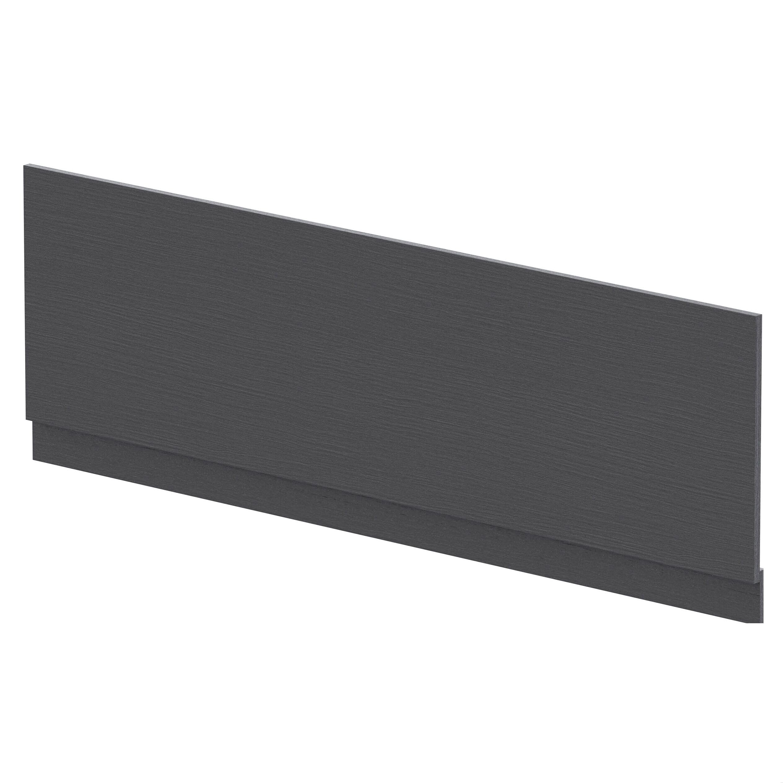Balterley Wooden Front Bath Panel Covering with Plinth, 1700mm Bath Panel, Straight Front Bathroom Panels for Bathtub, Water Resistant Side Panels for Bathroom Baths and Soaking Tubs (Graphite Grey) โ image 1