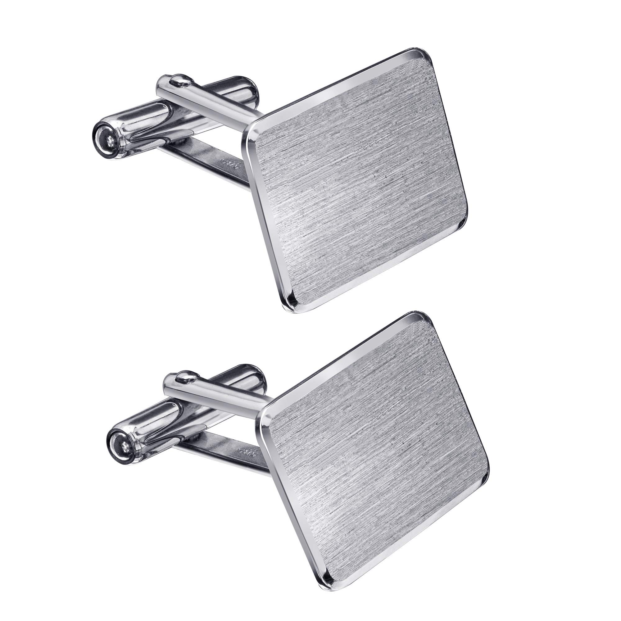 Silber Manschettenknöpfe Herren 925 Silber für ein perfektes luxuriöses Business-Outfit