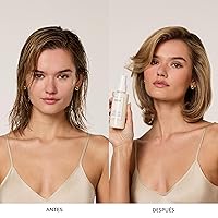 Vista 2 de OUAI Acondicionador sin enjuague y protector térmico para el cabello - Prepara el cabello para el peinado o usa como spray desenredante
