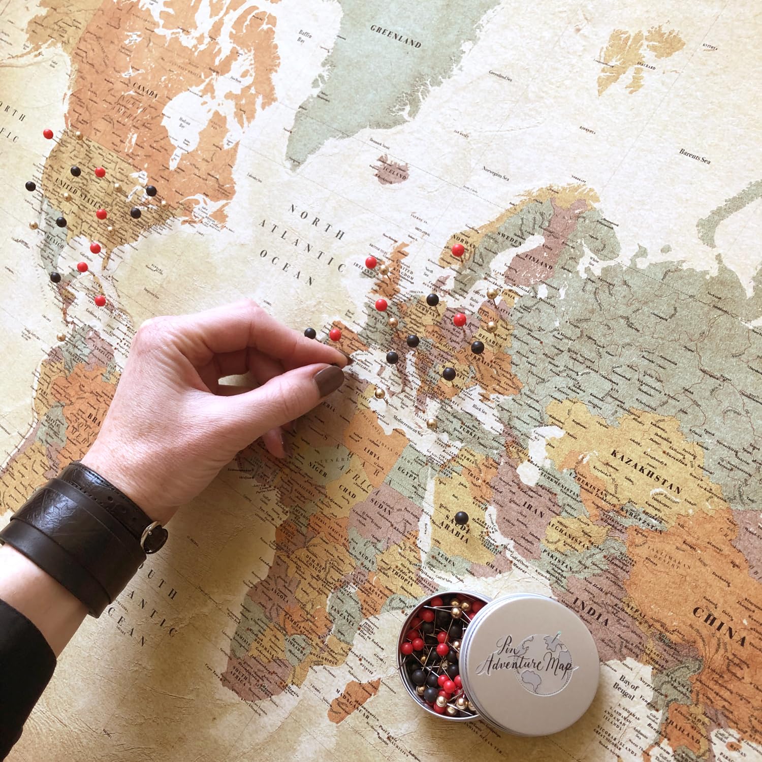 Trip map push pin | Travelbayz.com
