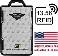 Vista 6 de ID Stronghold - Soporte seguro para tarjetas de identificación con bloqueo RFID - Duolite 2 tarjetas - Policarbonato - Soporte de plástico duro