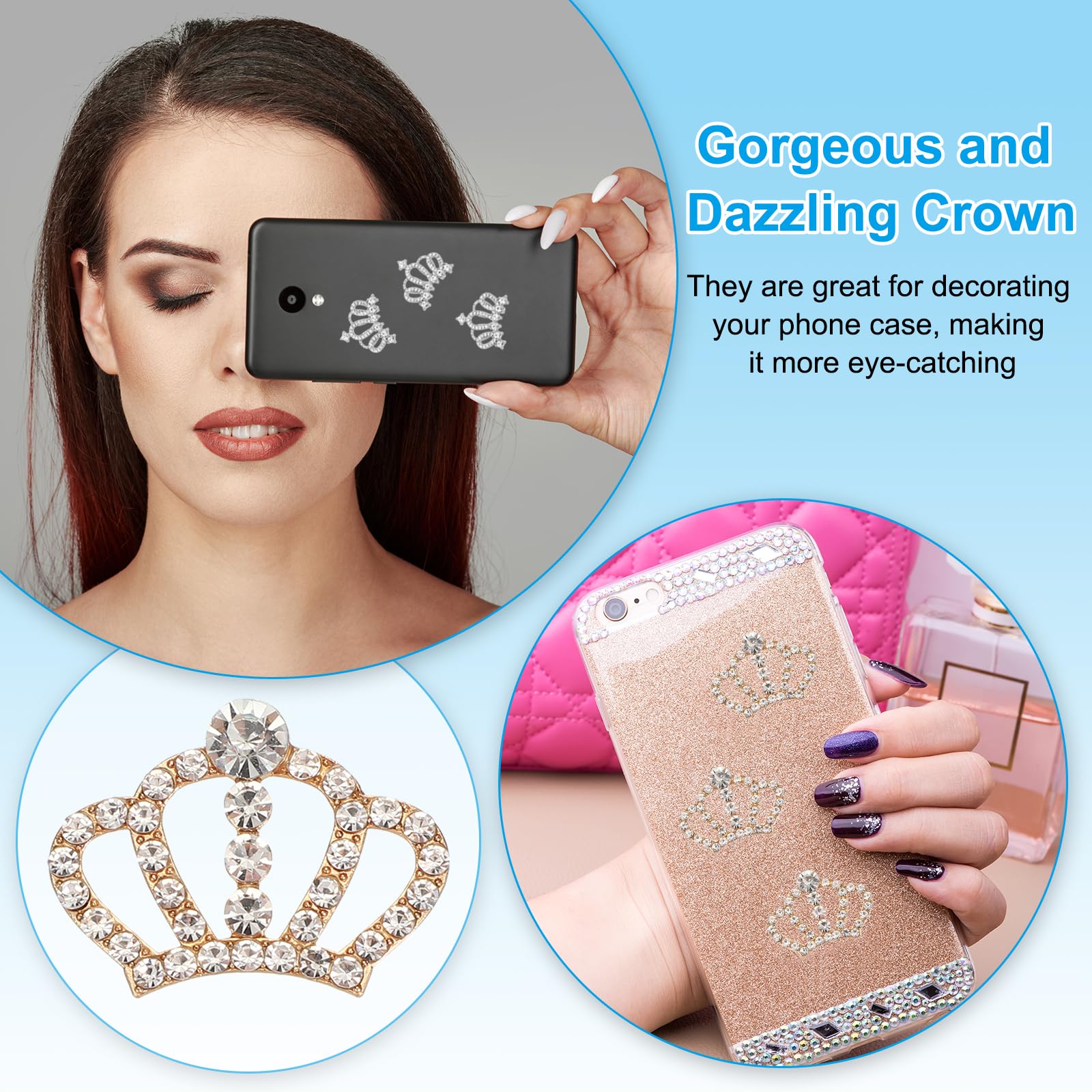 PATIKIL 10Pcs Crown Charms - Image 4