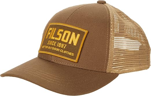 Filson Mesh Snapback Logger Cap Tobacco 