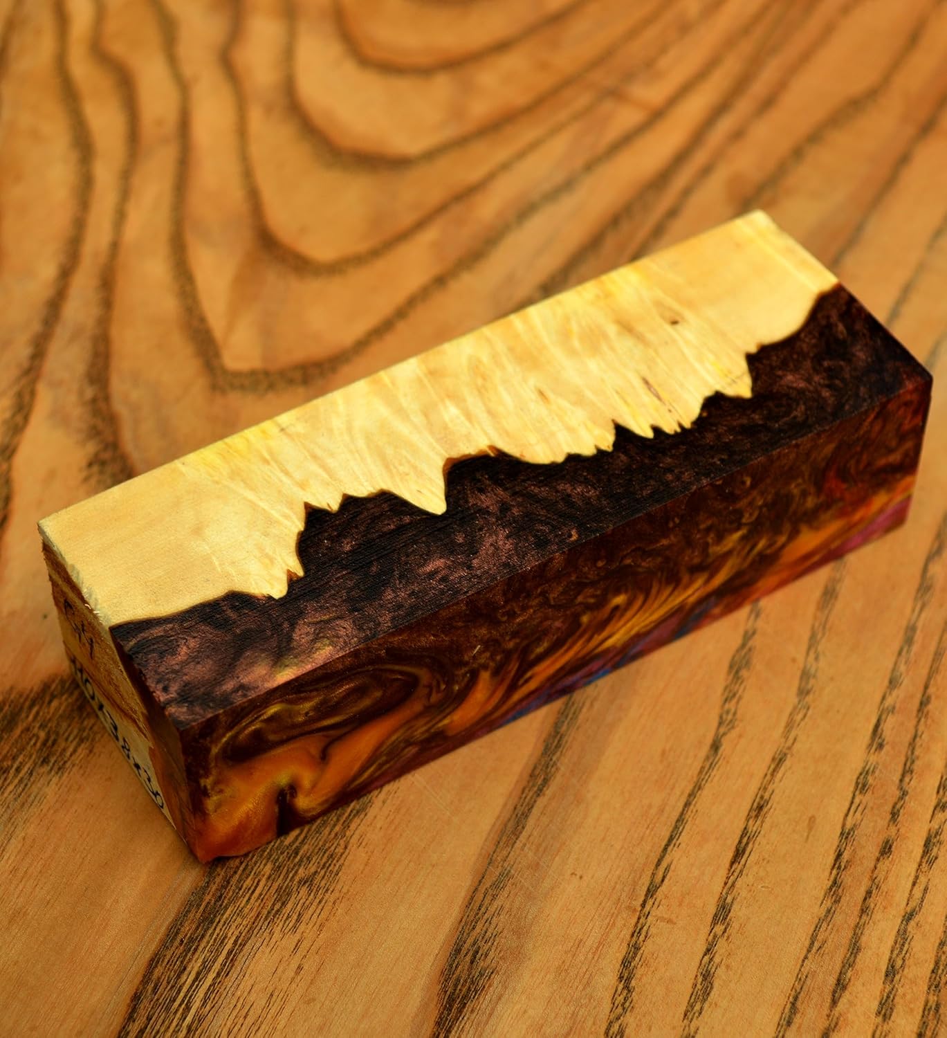 Burl Hybrid Stabilized Wood Wooden Block Turning Blank