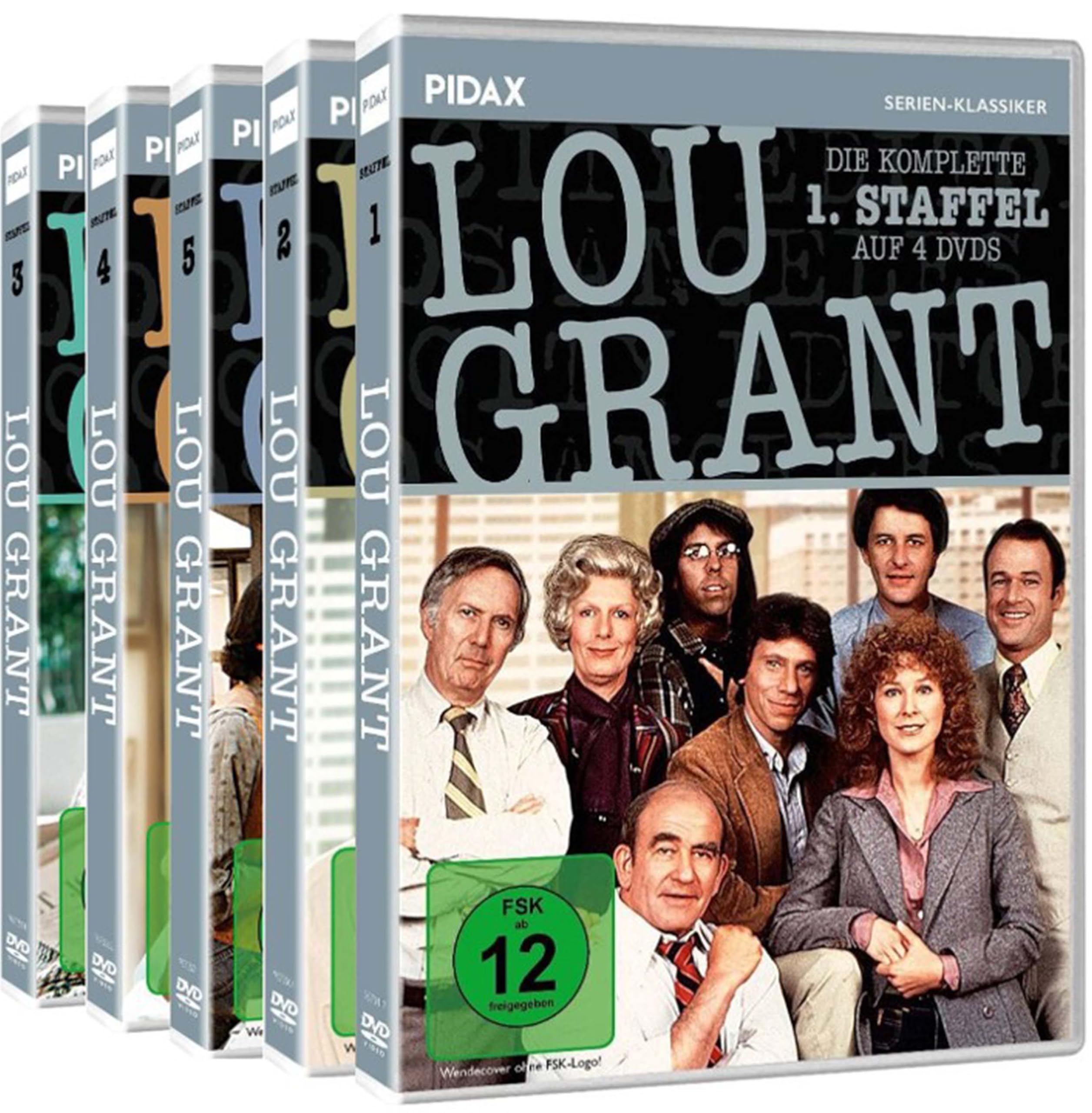 Lou Grant - die komplette 114-teilige preisgekrönte Kult Reporter Serie mit Edward Asner (Pidax Serien-Klassiker) zzgl. Bonus Krimi