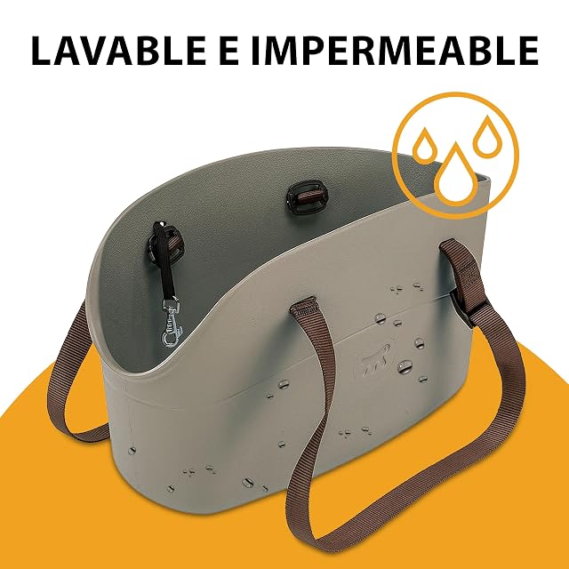 Foto 7 de 7 de Ferplast Bolso para Perros Transportín Perro de hasta 8 kg. Transportín Gato, Plástico Engomado