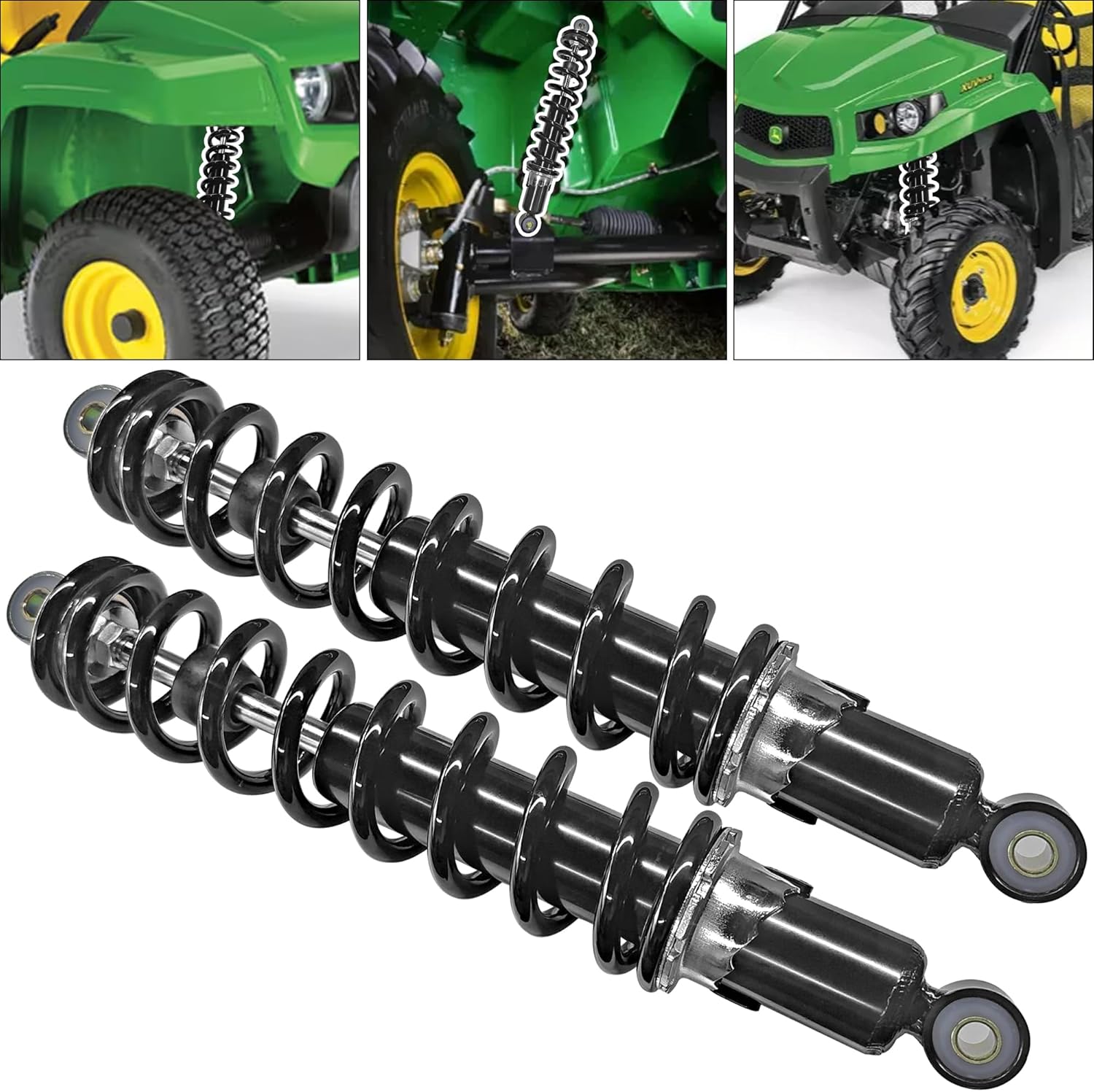 1 Pair AM130448 Front Shocks Absorber, Front Shock Absorber Suspension Kit for John Deere Gator TH TS TX 4X2 6X4 Turf Diesel Trail Worksite Military Replace AM130448