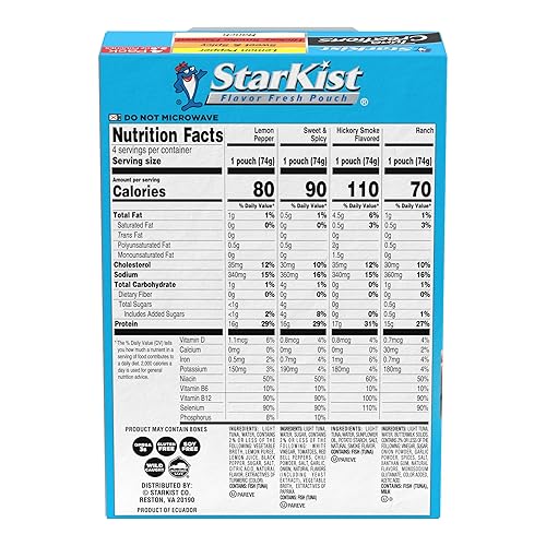 Miniatura 89 de StarKist Tuna Creations Ginger Sesame - Sabor de jengibre y sésamo para atún