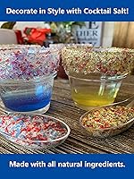 Vista 6 de Snowy River Sal de cóctel naranja – Sal de Margarita de color natural, rimmer de Margarita, Rimmer de bebidas, sal de borde de cóctel, sal