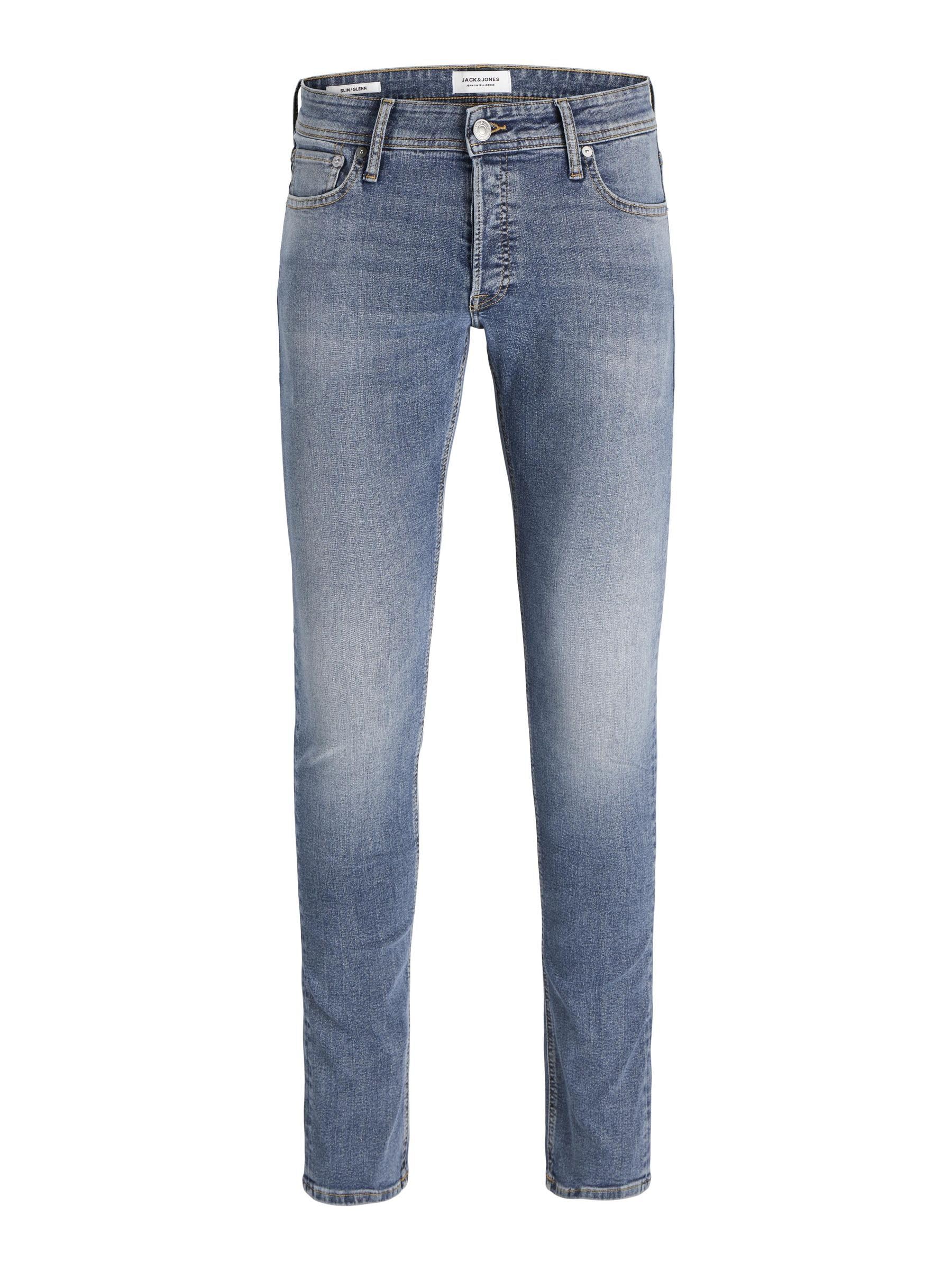 JACK & JONES Male Tapered Fit Jeans JJIMIKE JJORIGINAL SQ 665 Tapered Fit Jeans
