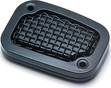 Kuryakyn 6533 Motorcycle Accent Accessory Mesh Clutch Master Cylinder Cover for 2014-16 Harley-Davidson Touring Motorcycles, Satin Black