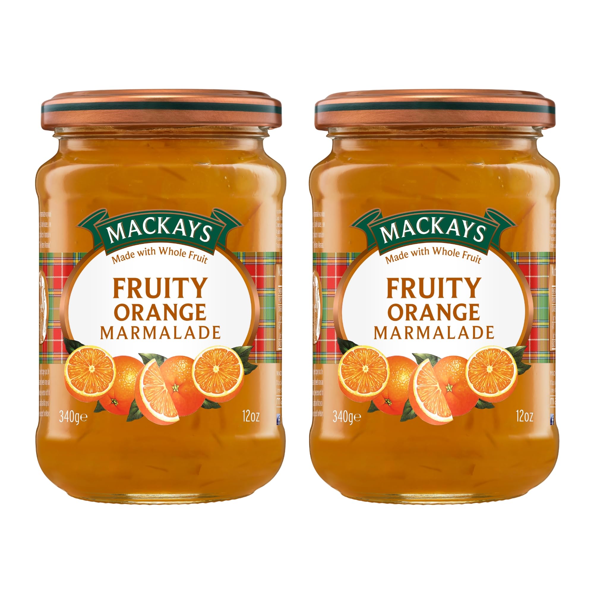 Mackays Fruity Orange Marmalade Jam 340g (Pack of 2) | Imported