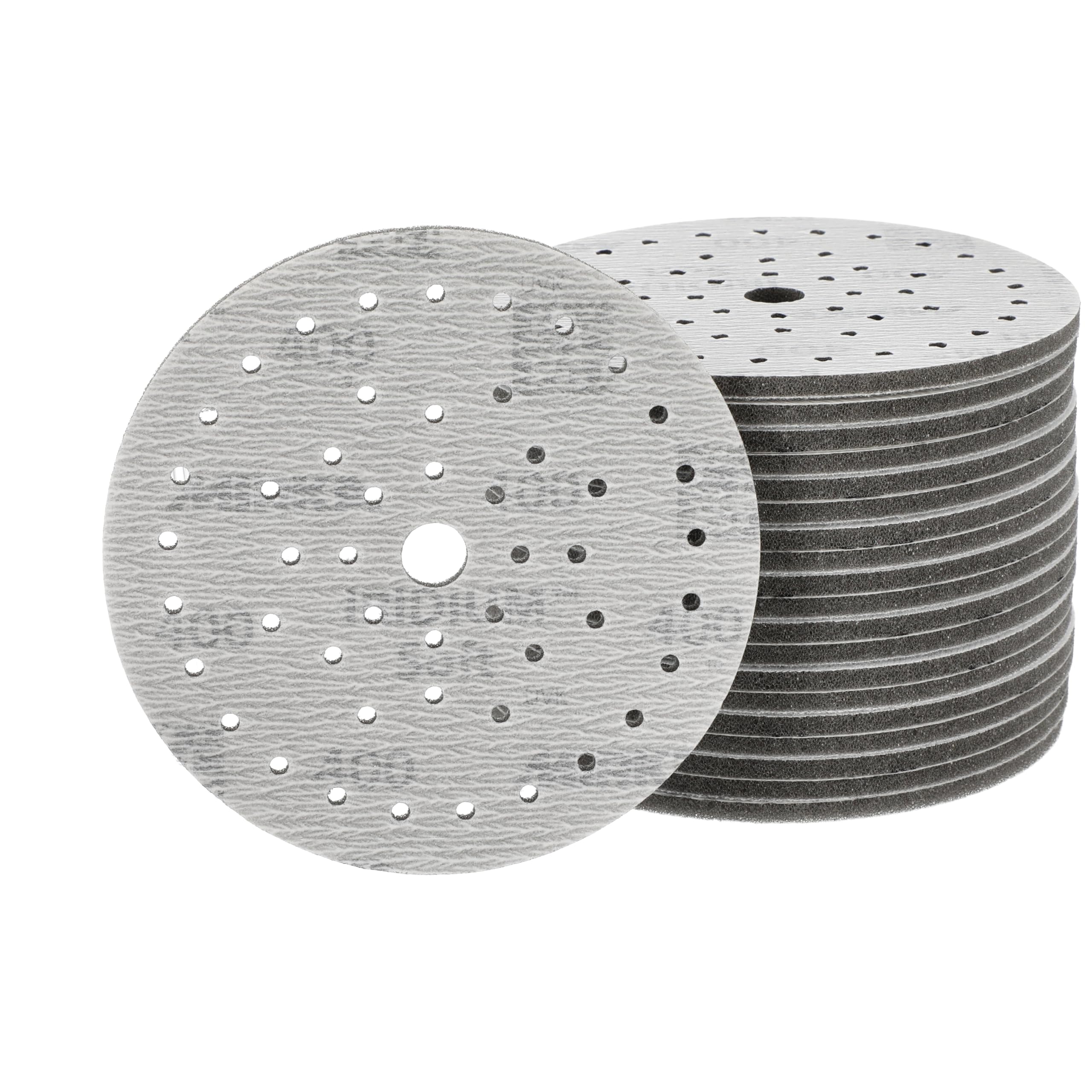 Mirka Iridium Soft krążki ścierne Ø150mm / ziarno P400 / rzep Multifit / 20 sztuk/materiał ścierny na bazie pianki do precyzyjnego szlifowania na sucho, szlifowania lakieru bezbarwnego, wykończenia