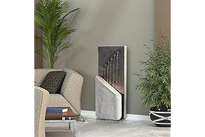 Zen Oasis: Alpine Infinity Waterfall Fountain for Tranquil Ambiance