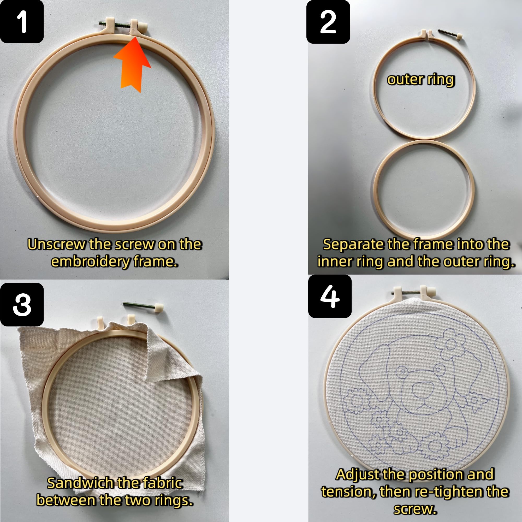 Kit di aghi da punzonatura per principianti: adorabile cucciolo di Golden Retriever fai da te, kit tutto in uno con cerchio, tessuto e filato, regalo facile e decorazione per la casa per adulti e