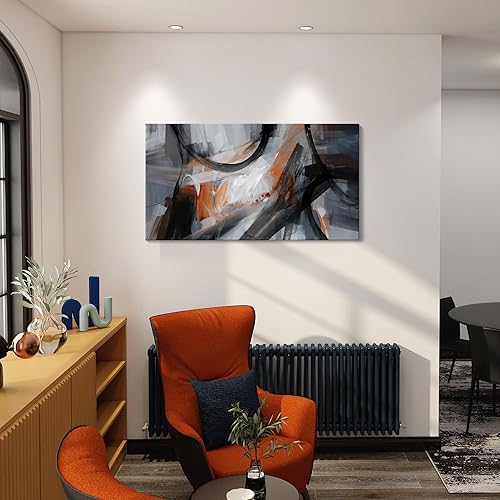 Miniatura 2 de KLAKLA Arte de pared grande  Lienzo abstracto para decoración de pared, impresión moderna para sala de estar, oficina, dormitorio, decoración del