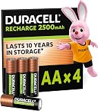DURACELL AA Batterie Ricaricabili (Confezione da 4) 1.2V, 2500 mAh NiMH - 1