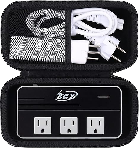 khanka Funda para adaptador de viaje universal BESTEK de 220 V a 110 V, llave de alimentaciónALLWEIFOVAL convertidor de voltaje reductor de viaje