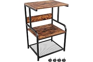 Large Heat Press Cart Table with Storage Shelf