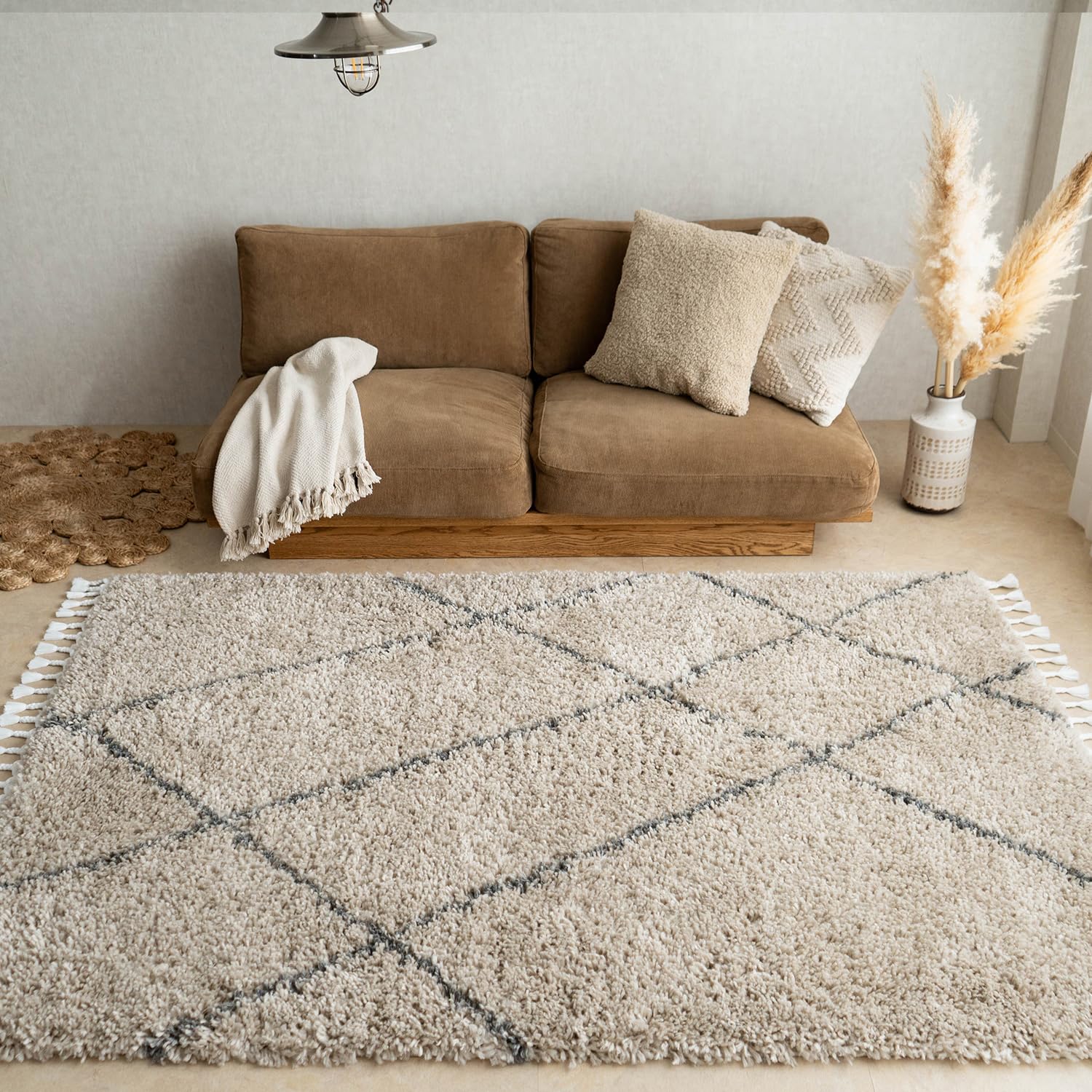 Amazon | サヤンサヤン クルーセ ベニワレン 風 ラグ ボーホー BOHO