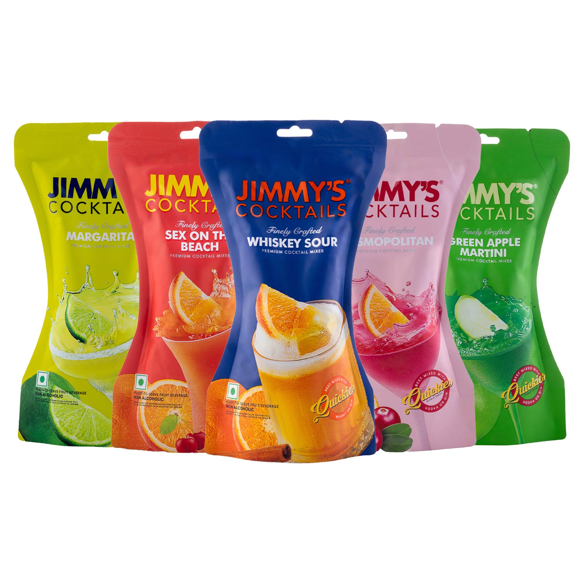 Jimmys Assorted Cocktail Mixers Quickies Pouch - 12 Pack - 1 Drink Per Pouch - Premium Cocktail Mixer | Craft the Perfect Cocktails at Home! (B0DG5G5RCF) Amazon Price History, Amazon Price Tracker
