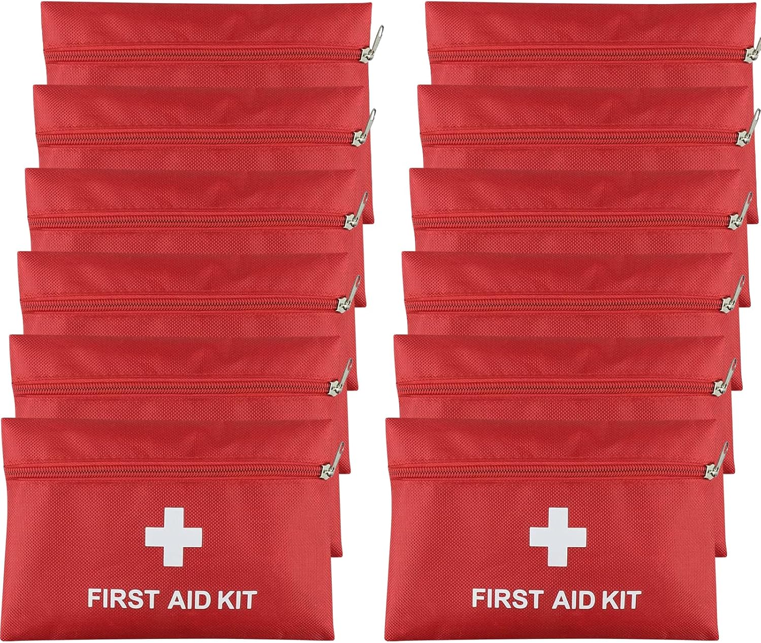 AOUTACC 12 Pack First Aid Kit Empty Bag, Travel Empty First Aid Kit Pouch Bag for Emergency at Home, Office, Car, Outdoors, Camping(Bag Only) AOUTACC 12 Pack First Aid Kit Empty Bag, Travel Empty First Aid Kit Pouch Bag for Emergency at Home, Office, Car, Outdoors, Camping(Bag Only)