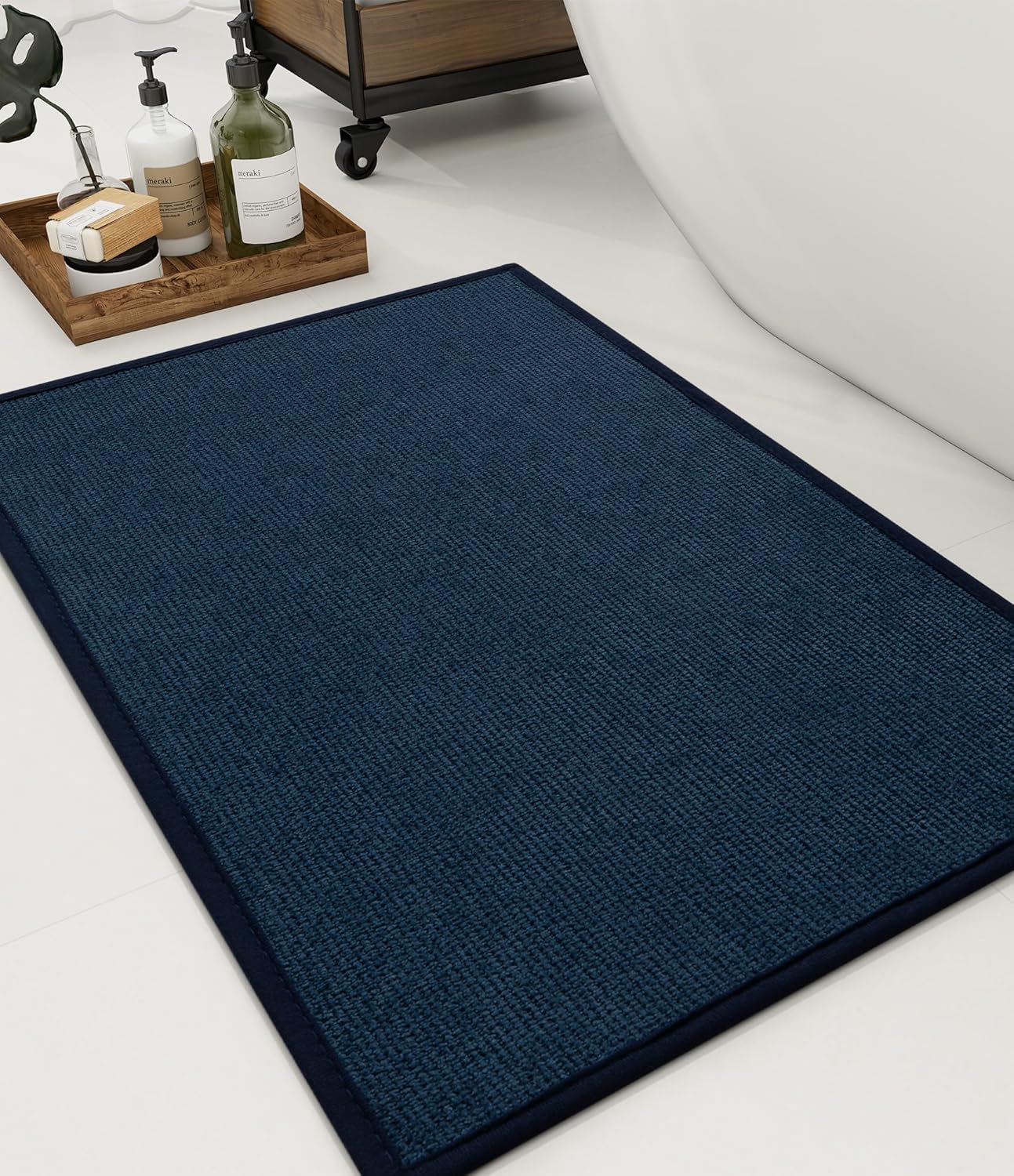 YIHOUSE Bathroom Rugs Mat 16x24 Non Slip Quick Dry Bath Mats for Bathroom Absorbent Ultra Thin Bath Rugs