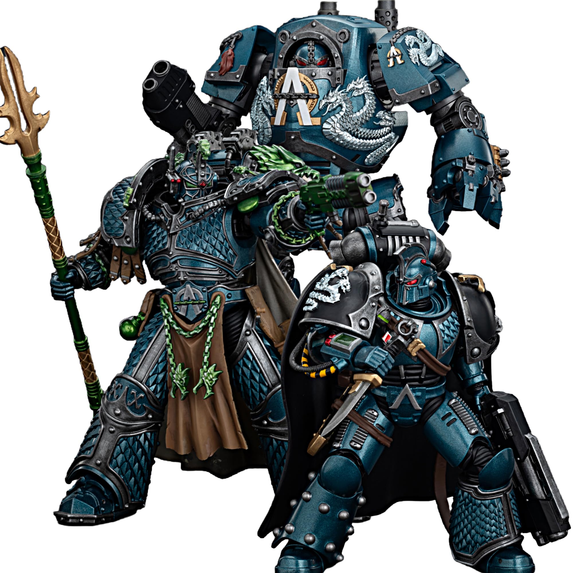 JOYTOY WARHAMMER アルファ・レギオン三点セット Amazon.com: JOYTOY Warhammer 40k 1/18 Action Figure Alpha Legion