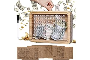 10000 Savings Challenge Money Box with Counter