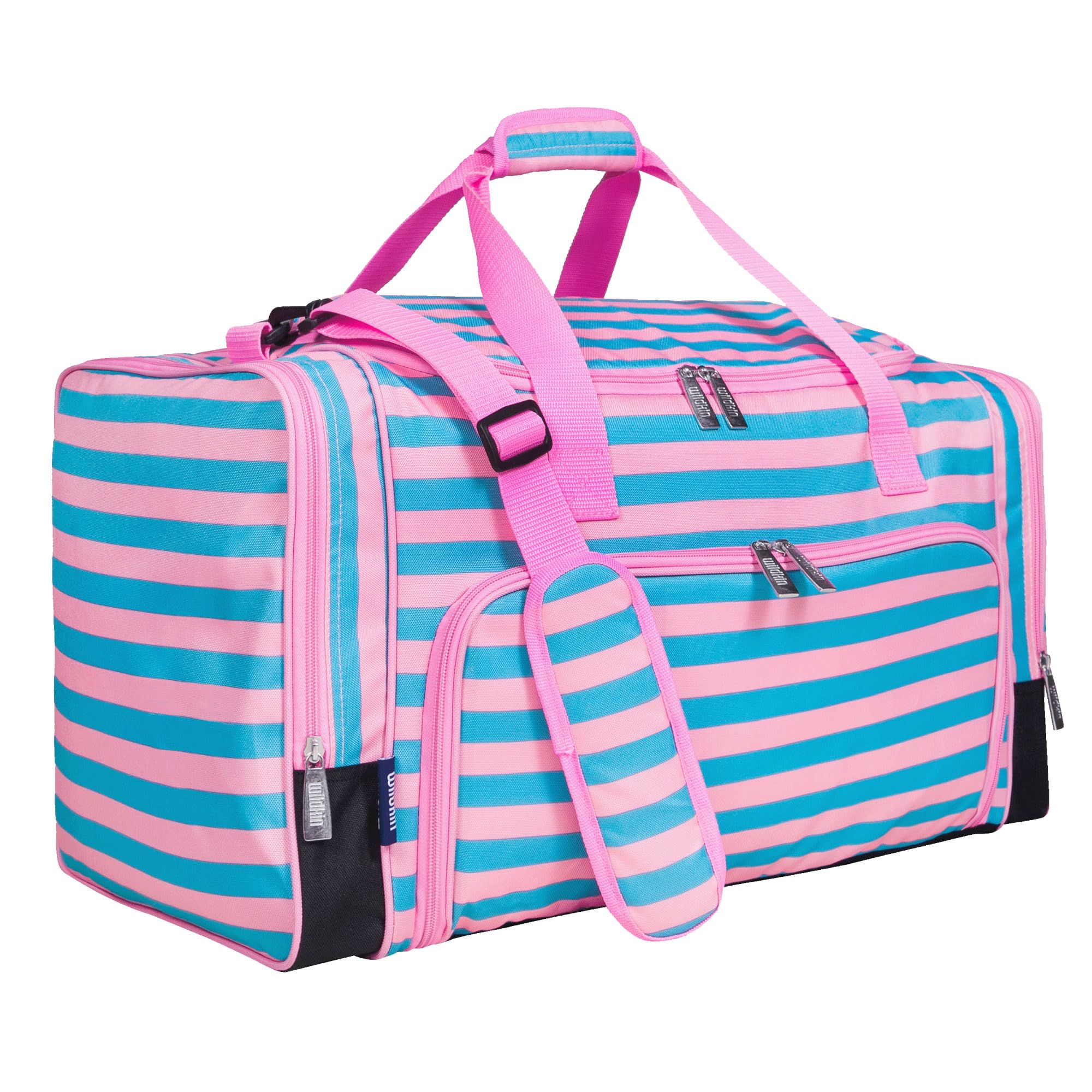 Wildkin Kids Weekender Duffel Bag – Carry-On Size for School, Travel, & Sleepovers