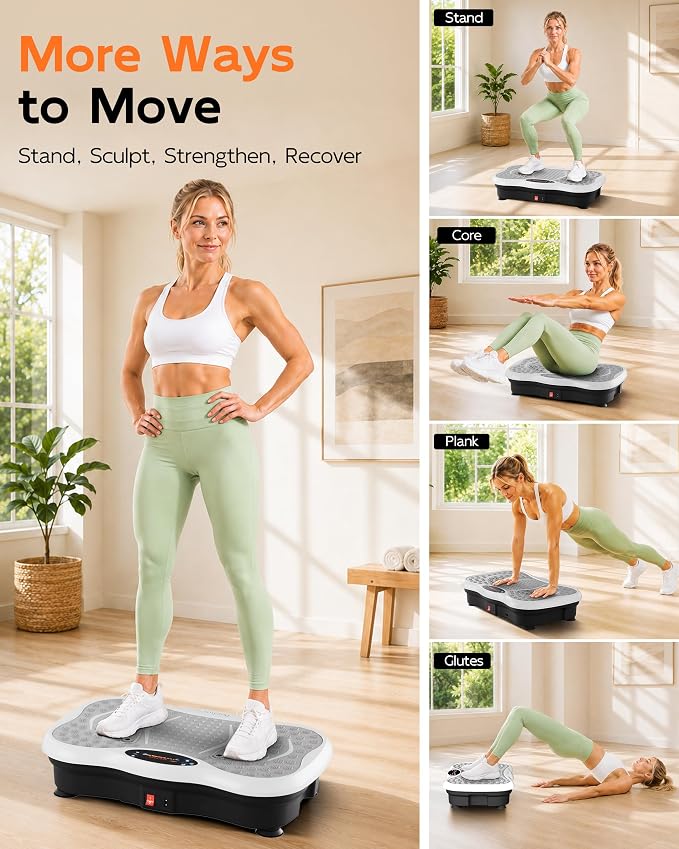 Máquina de Ejercicio con Plataforma Vibratoria para Cuerpo Completo miniatura 5