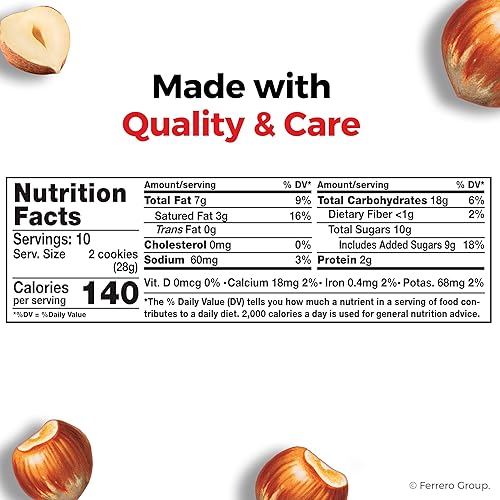 Miniatura 3 de Nutella Galletas de avellana para untar con cacao, galletas sándwich, bolsa de 20 unidades (paquete de 3)