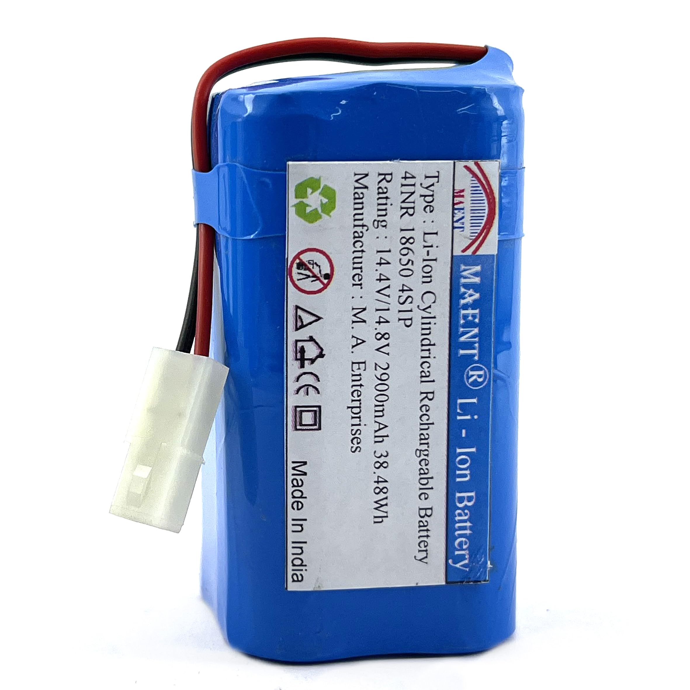 MAENT® 14.6V 16.8V 14.4V Li-ion Battery Compatible with Robotic Vacuum Cleaner Mijia Mi Sweeping Mopping G1 Milagrow Red Hawk andother Similar Connector (2900 mah)-picture-19